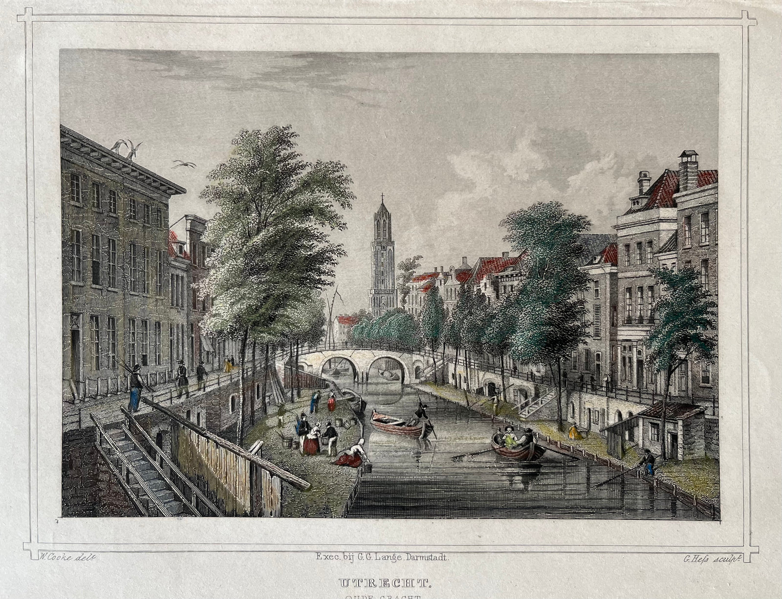 Utrecht - Oude Gracht - Domtoren